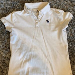 Abercrombie Kids, White, Collared Shirt